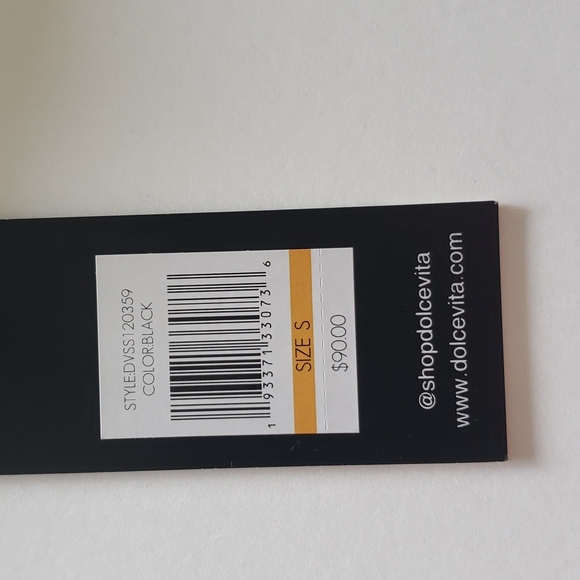 Dolce Vita Stella Studded Bandeau Bikini Top Size S‎ Black Gold Silver Metallic - Picture 10 of 13